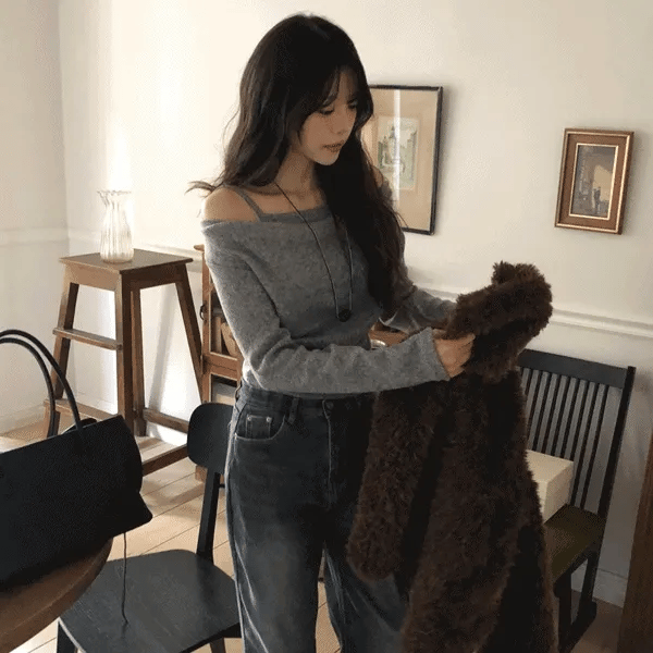 【🍷年末約會】Strap Drape Top