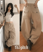 【彎刀神褲】Check Pocket Pants