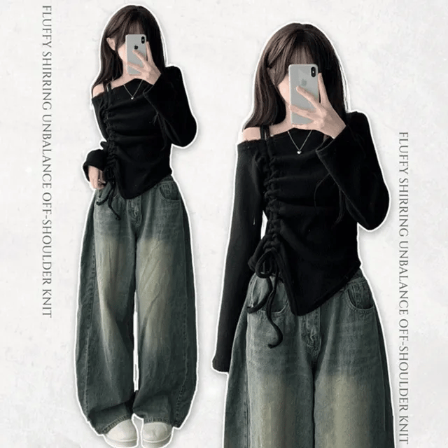 Snow One-Off Fleece Top