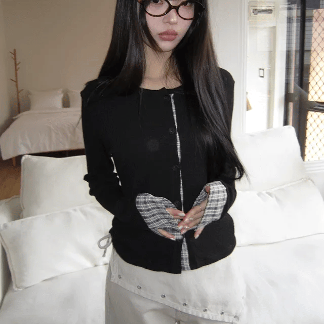 【MD’s PICK】Check Point Cardigan