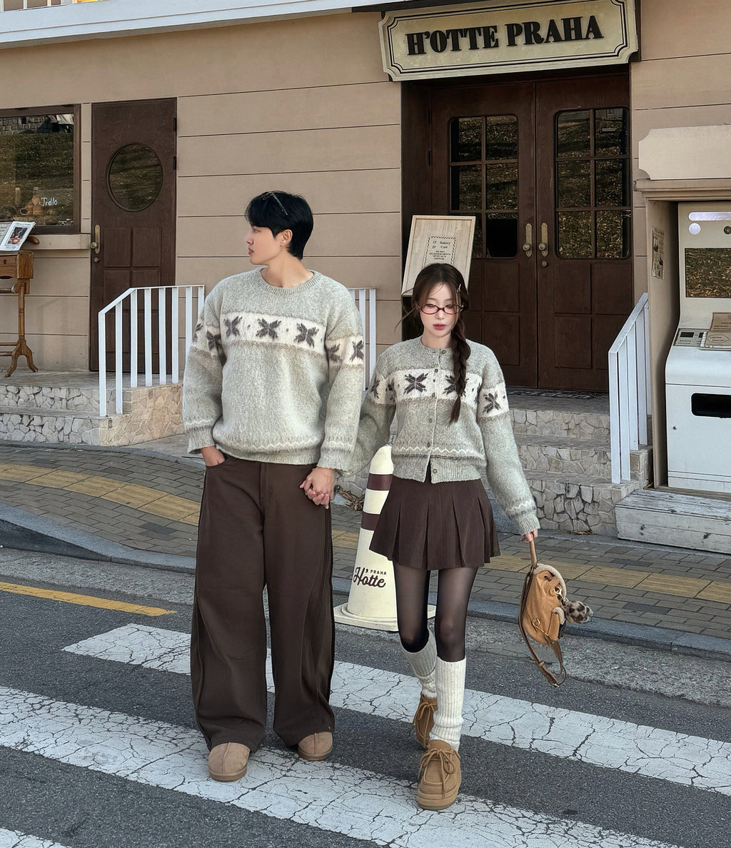 【☃️情侶裝】Snowflake Angora Knitwear