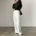 Autumn/Winter Color-Coated Cable Knit Tops