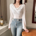 Holiday Drape Top