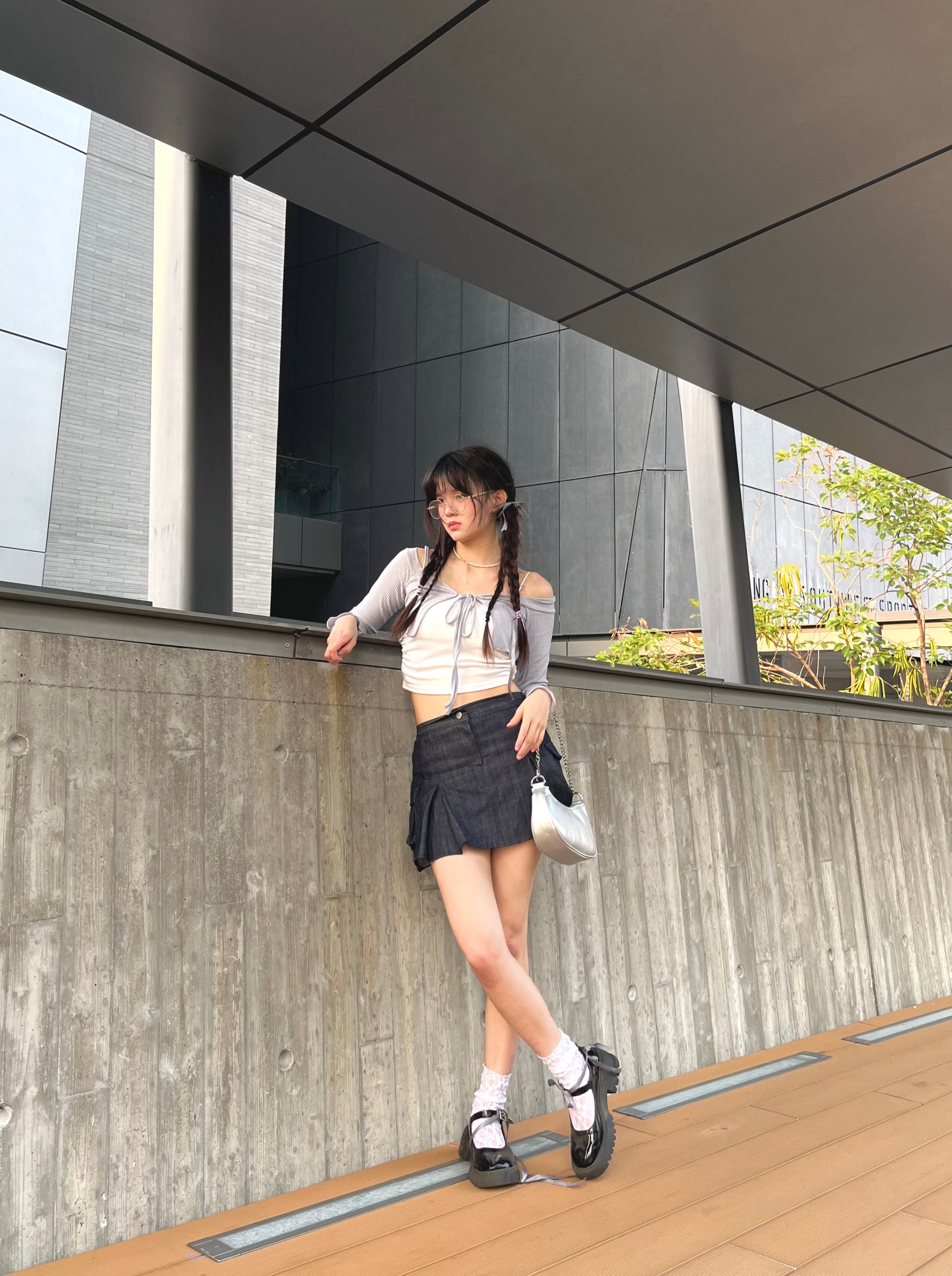 Y2K Denim Cargo Skirts