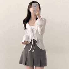 【🩶韓風小性感】Ribbon Cardigan