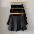 Thick pleated skirt for autumn and winter
