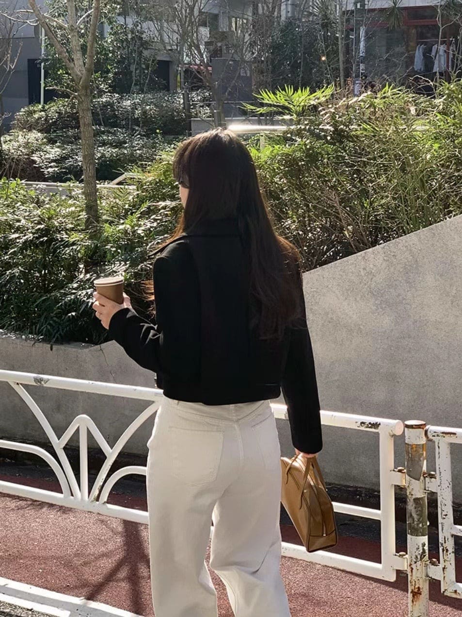 High-quality slim-fit short jacket