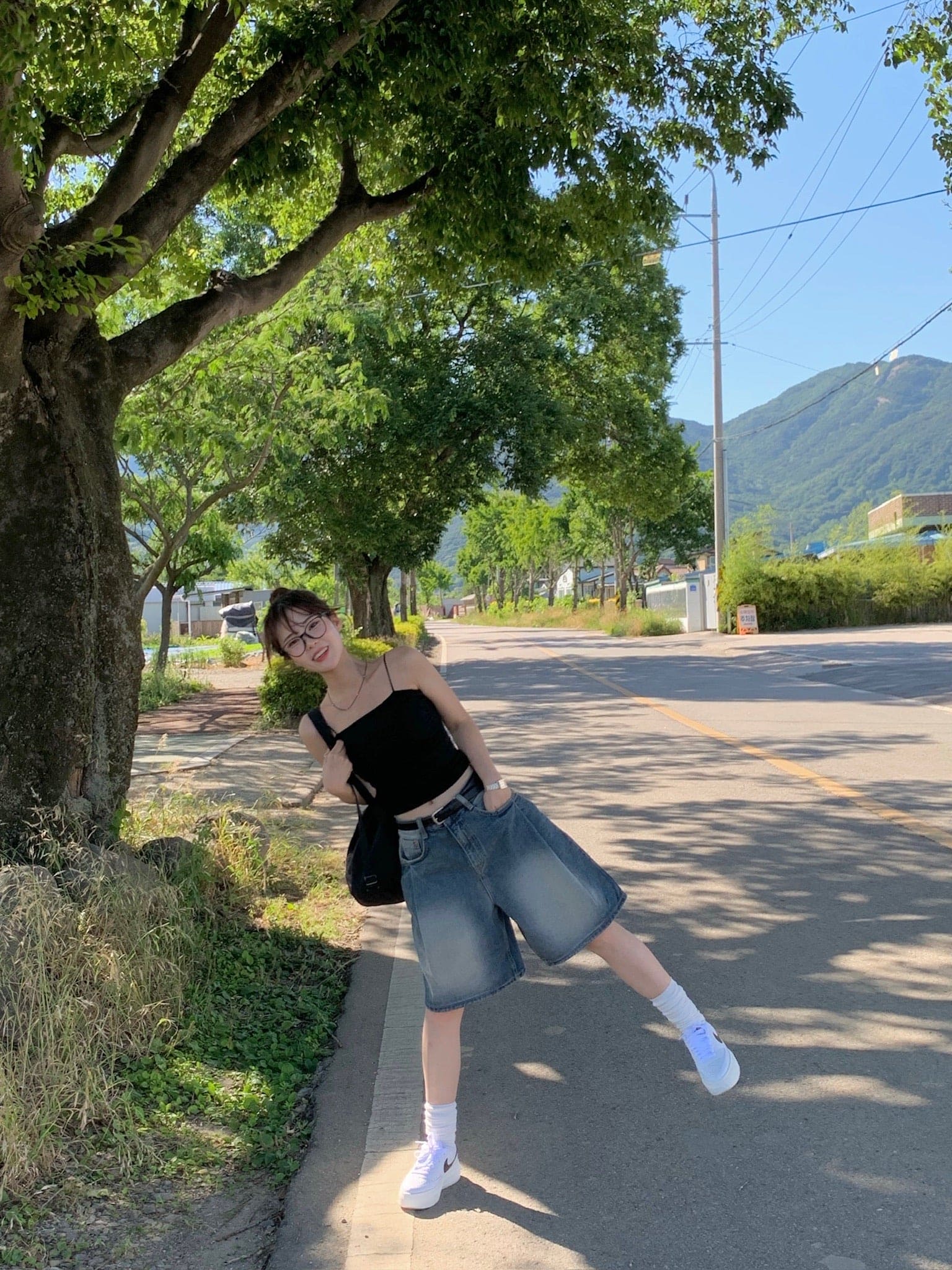 【慵懶風】Balloon Denim Half Pants