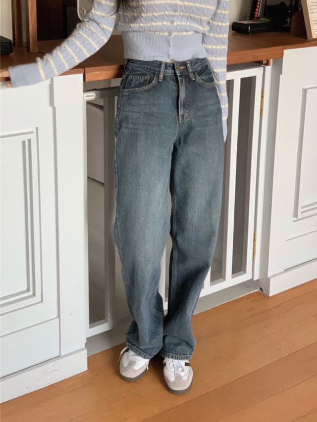 【🩶Spring/Summer Must-Have】Wide Fit Washed Jeans