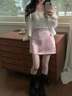 【🩰Ballet Core】Ribbon Lace Cardigan Set 