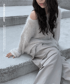 【🤎Autumn/Winter Essential】Loose Fit Angora Knit 