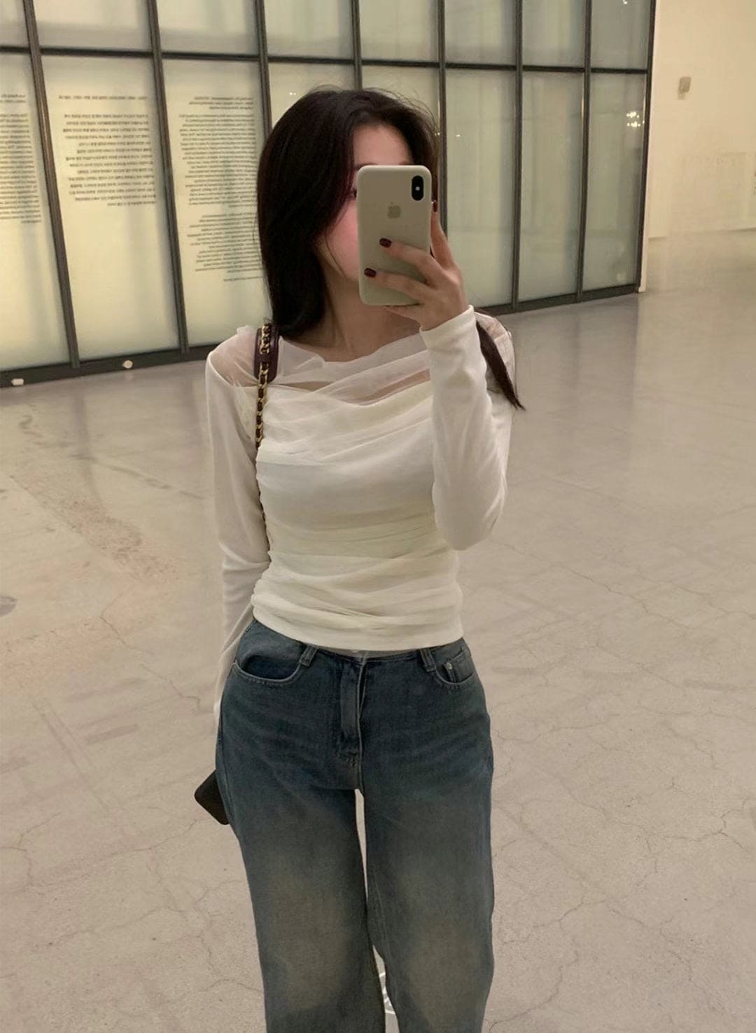 【🥂HOLIDAY PICK】Drape See-Through Tee 