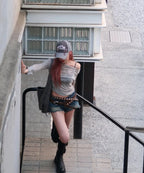 【JISOO同款】STAR WING SHEER LONG SLEEVE