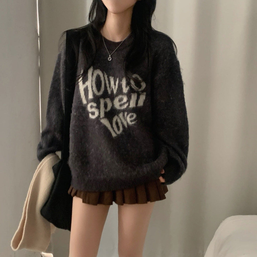 【柔軟厚實】How To Spell Love Knit