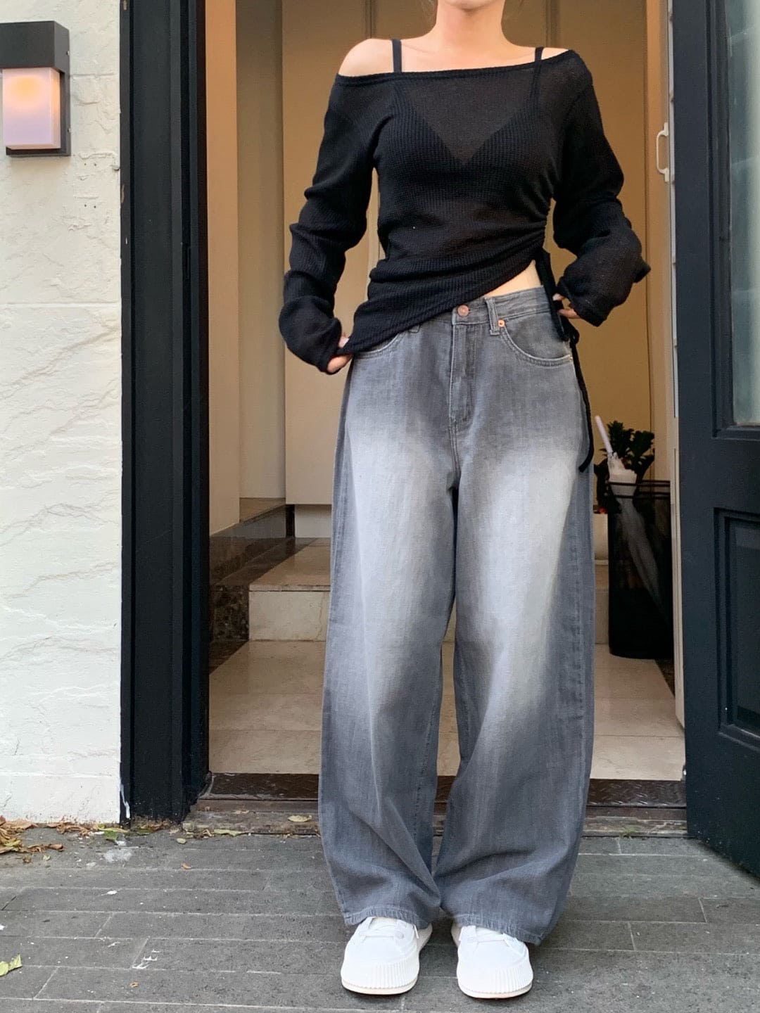 【🍂y2k autumn】Unbalanced Charm Knit 