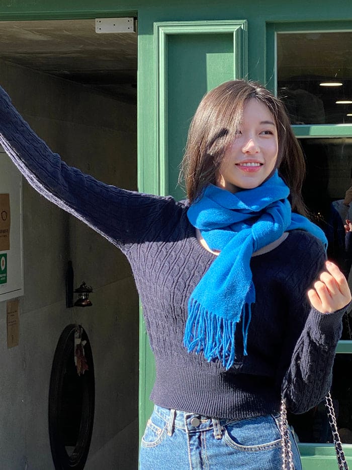 【🌷Soft】Pretzel Cable U-Neck Knit