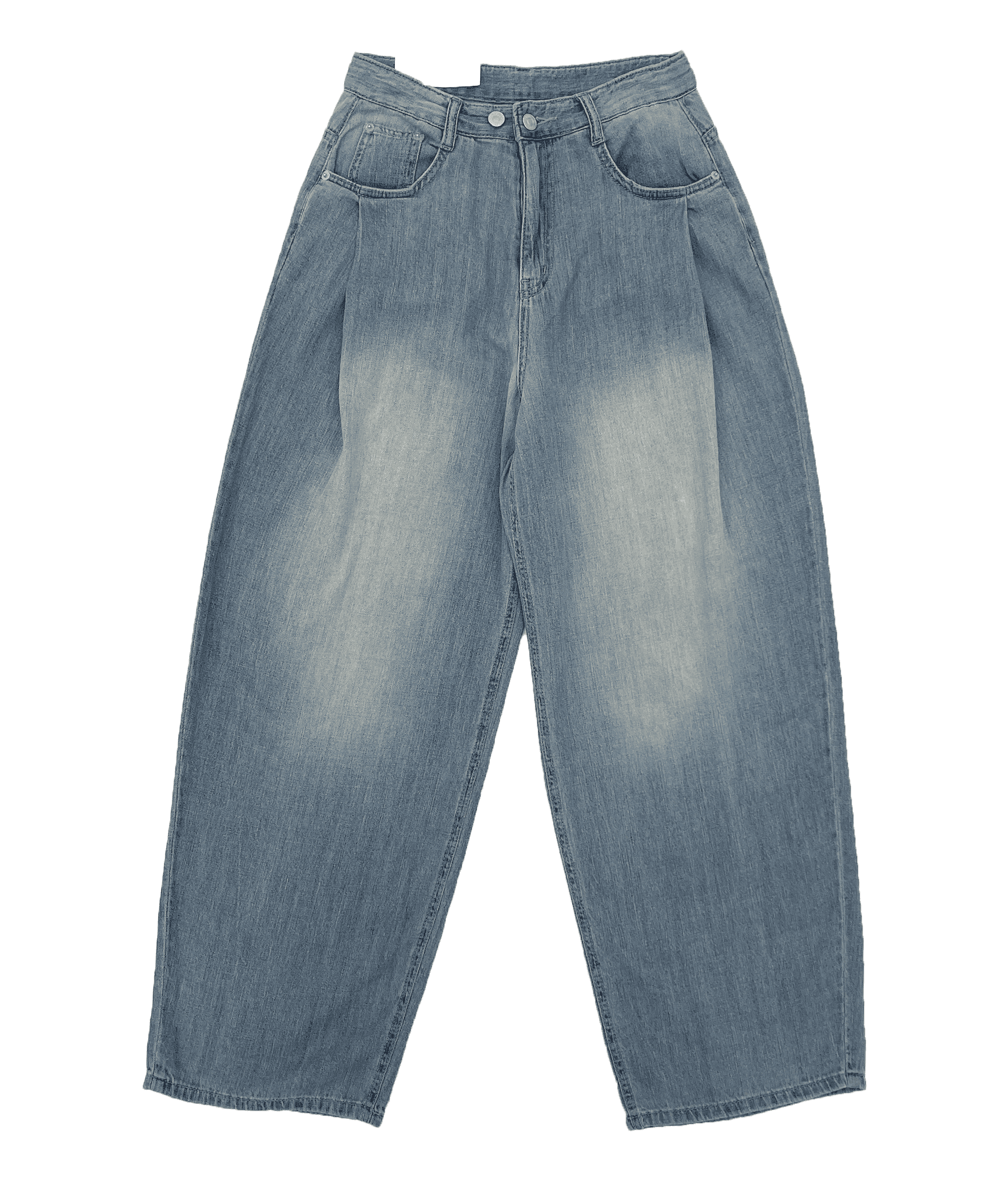 [Summer Fabric] Fresh Pintuck Wide Denim