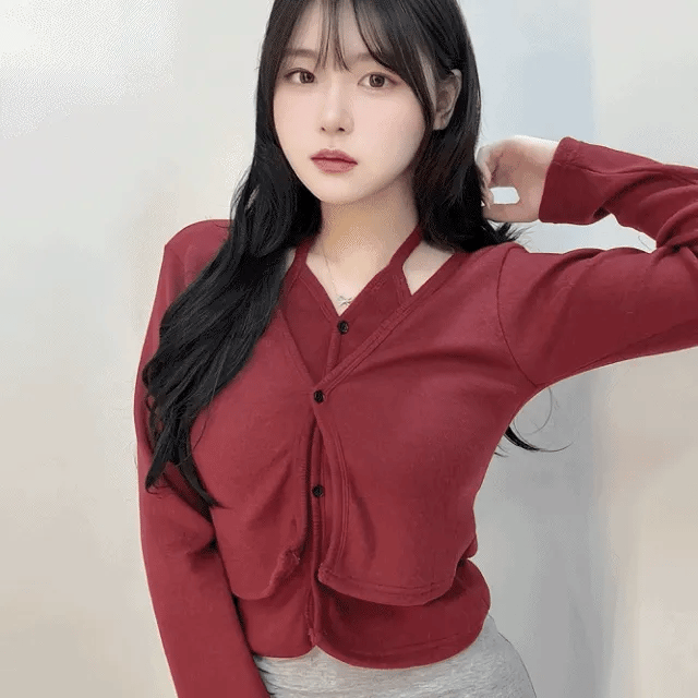 【❤️節日PICK】Halter Vest Cardigan