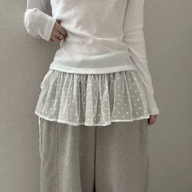 【韓國大熱】Cancan Wrap Skirt