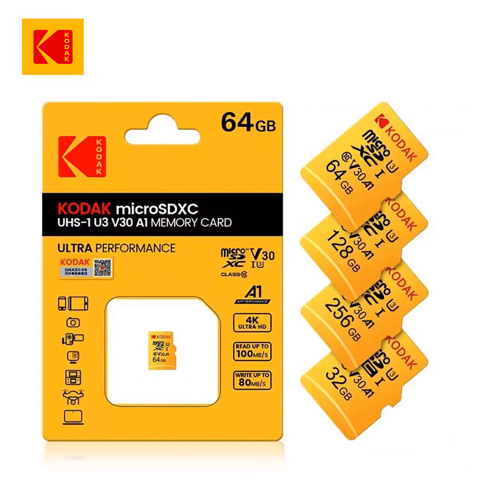 【Kodak 柯達】MicroSD 高速記憶卡(送SD卡套)