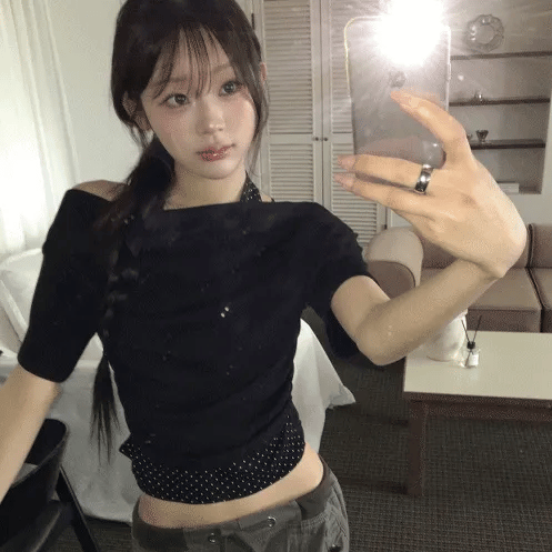 【summer ver.】Halter Dot Top