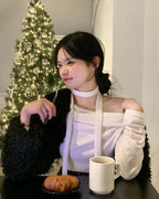 Breezy Off Shoulder Scarf Set 