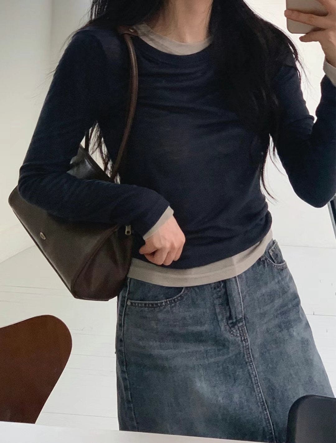 [Can be layered] Tencel Basic Tee