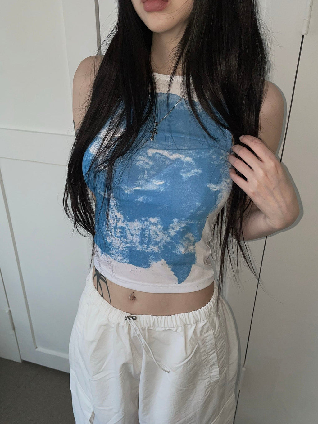 【y2k vibe】Ink Sleeveless