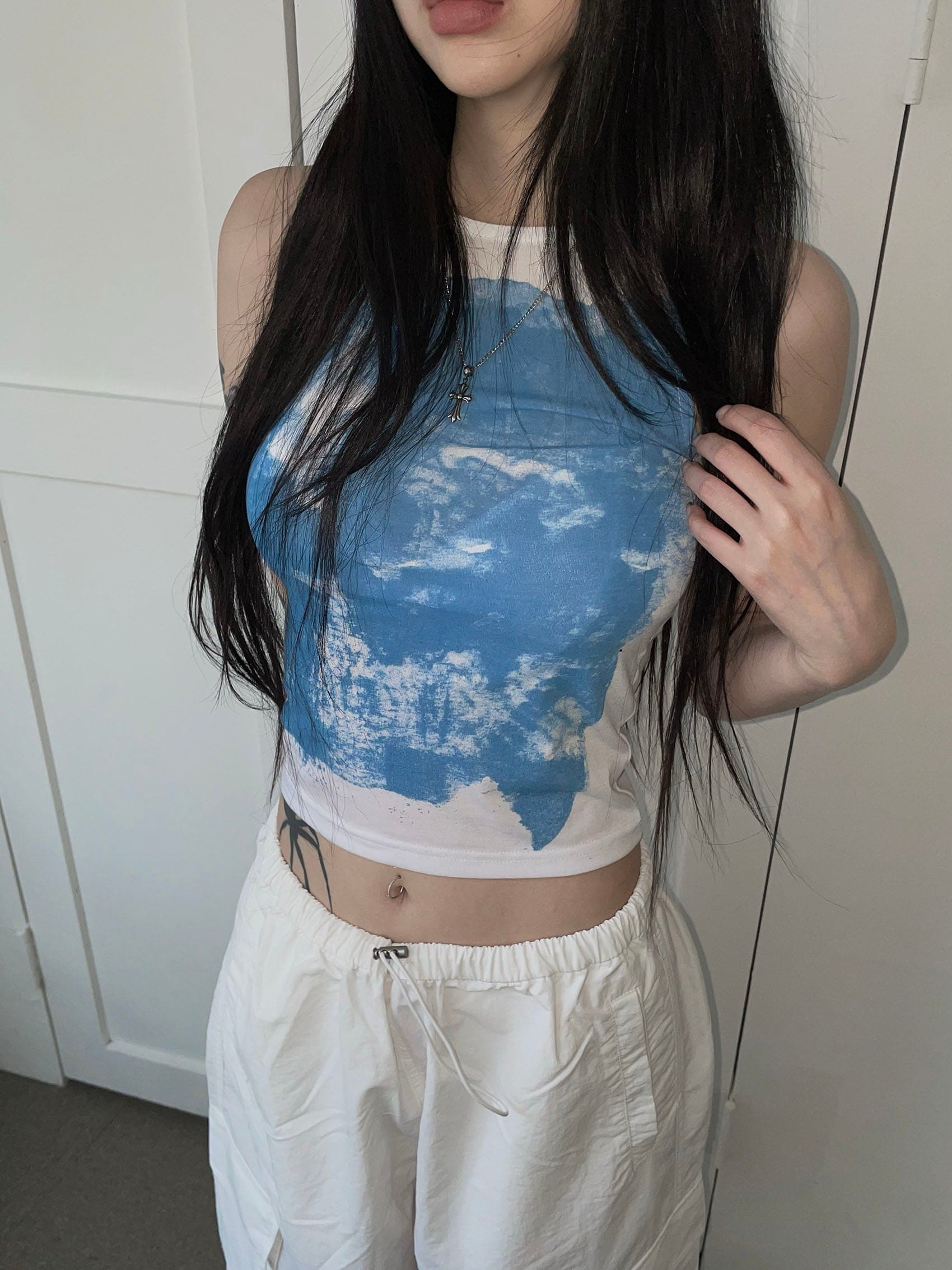 【y2k vibe】Ink Sleeveless