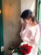 Elegant and simple knitted cardigan 