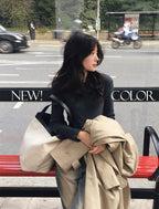 Korean-made! Slim Fit Knit Tee