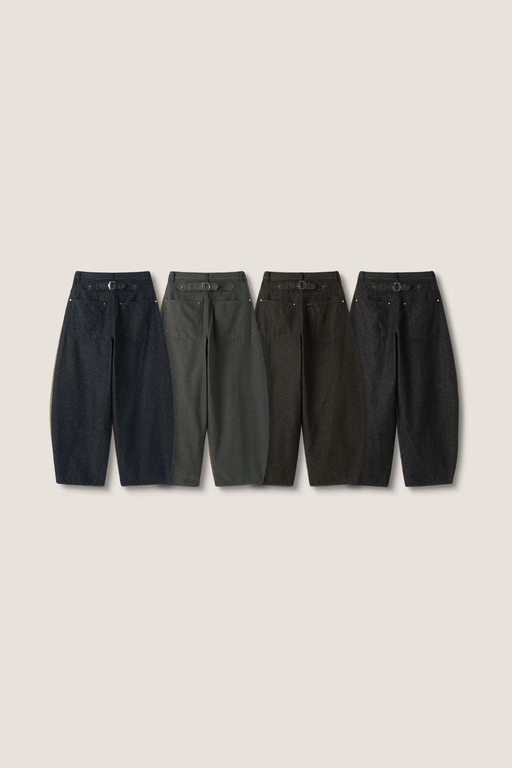 【神褲版型】Stripe Wide Pants