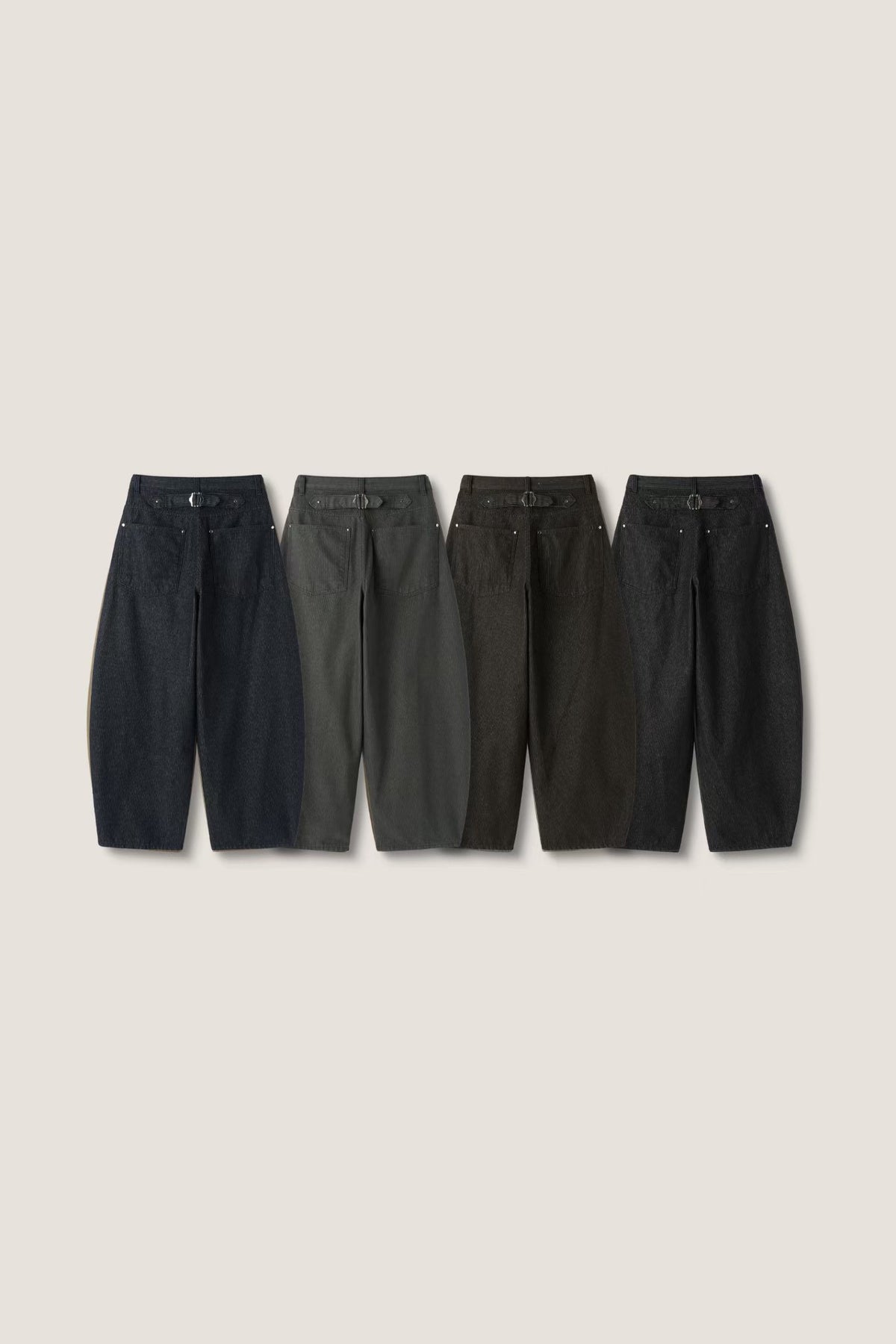 【神褲版型】Stripe Wide Pants