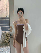 【🤎Simple and Beginner's Guide】Ribbon Back Monokini 