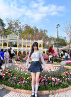 Y2K Denim Cargo Skirts 