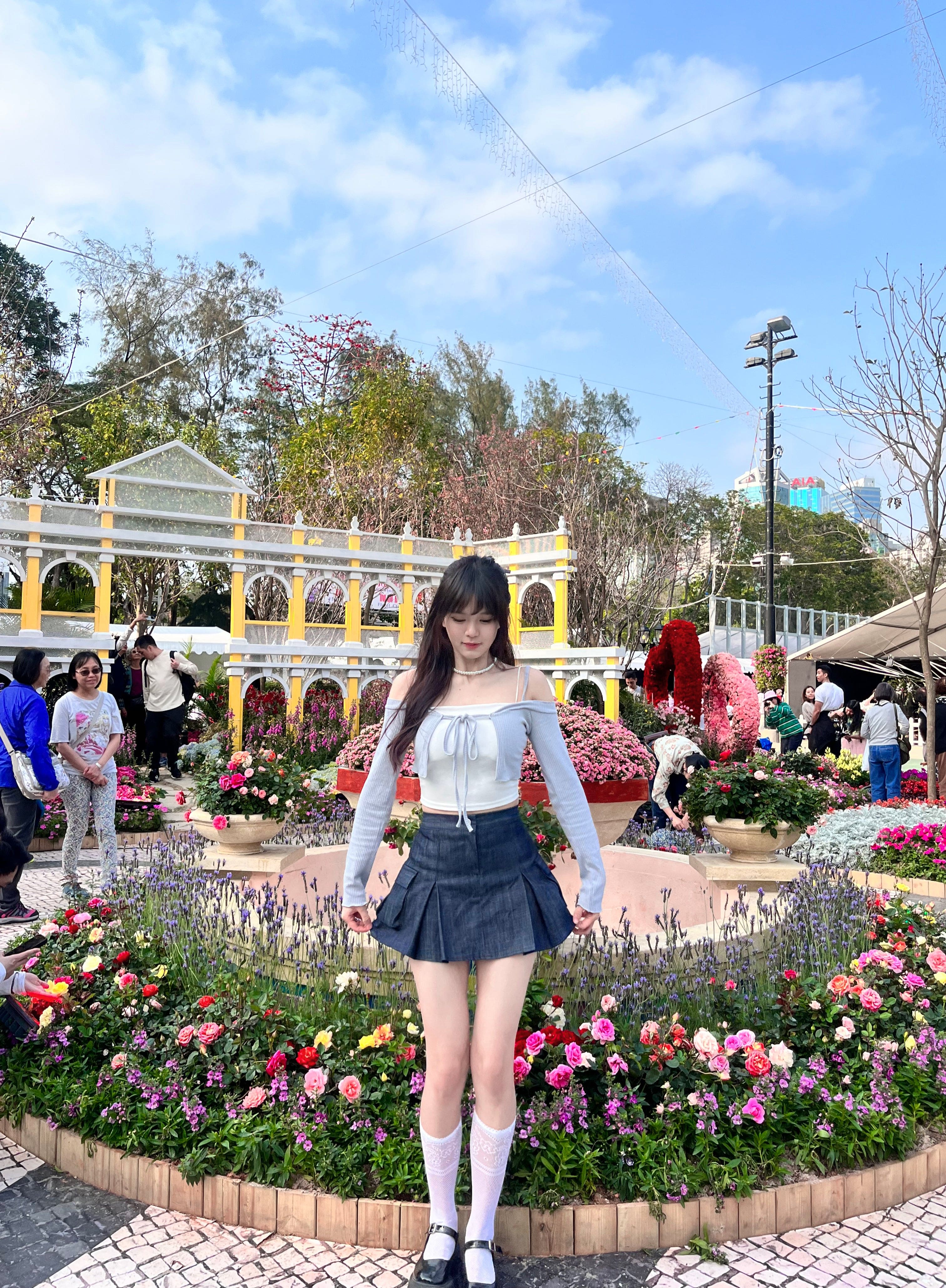 Y2K Denim Cargo Skirts 