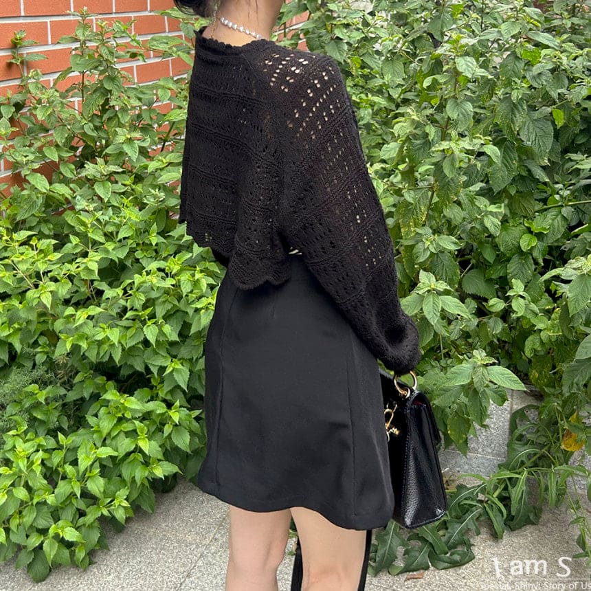 【🥨A Timeless Classic】Jelly Wave Knit Bolero 