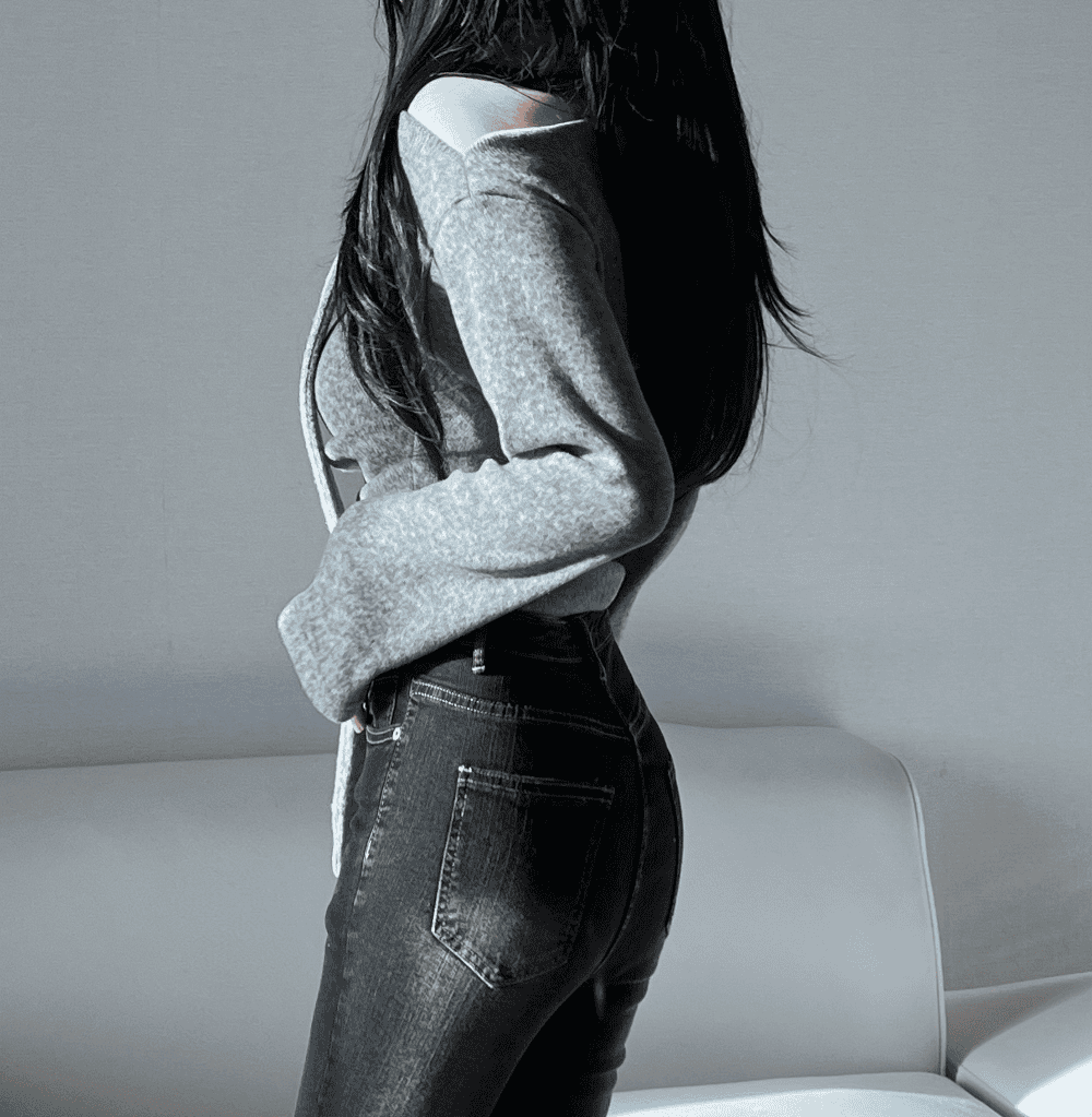 【甜美雪絨】Off-Shoulder Tie Set