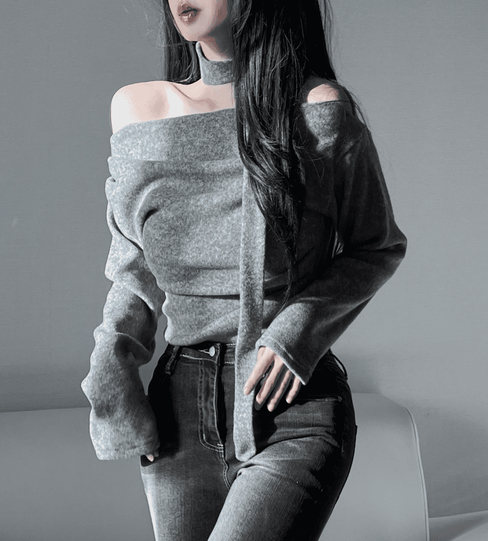 【Sweet Snowflakes】Off-Shoulder Tie Set 