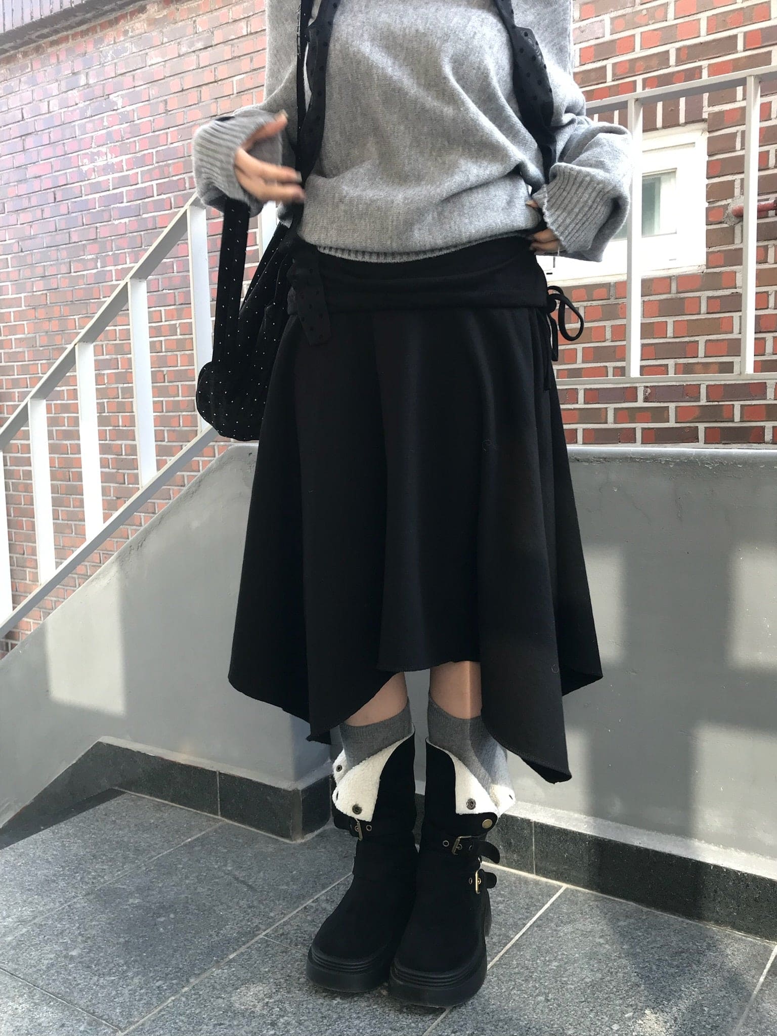 【🖤韓系Y2K】Riot Unleash Skirt