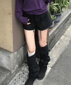 【🍂拼色神褲】Colorblock A-Line Shorts