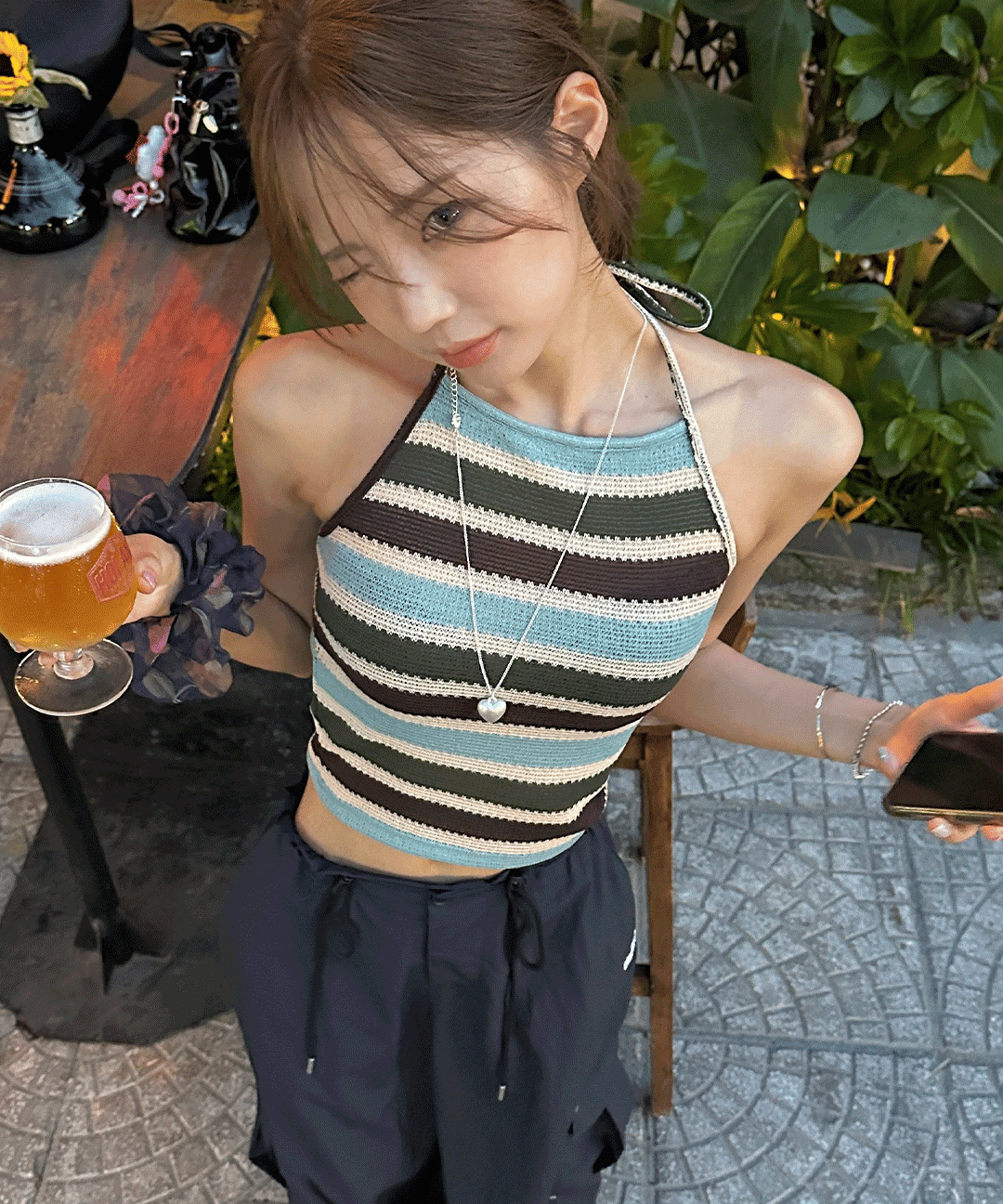 【夏日度假】Stripe Sleeveless