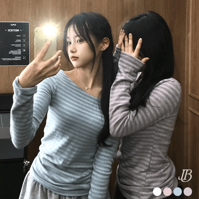 【🩵Trendy】Fleece Stripe Top