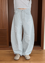 【神褲系列】Flower Jeans