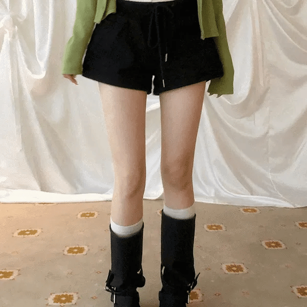 【🍂拼色神褲】Colorblock A-Line Shorts