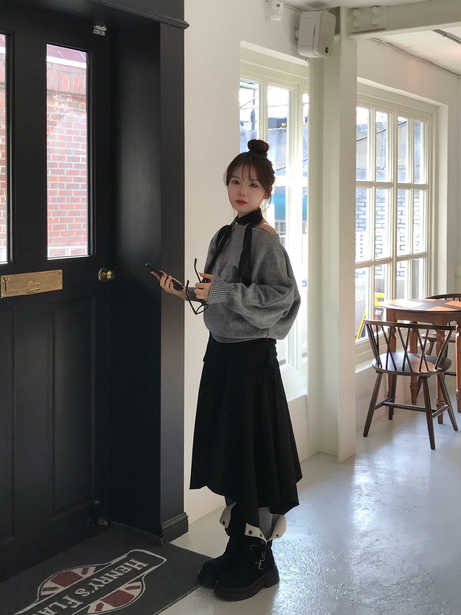 【🖤韓系Y2K】Riot Unleash Skirt