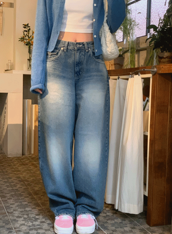【KARINA同款】Boyfriend Wide Jeans