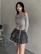 【🩶隨性百搭】Ribbon Top