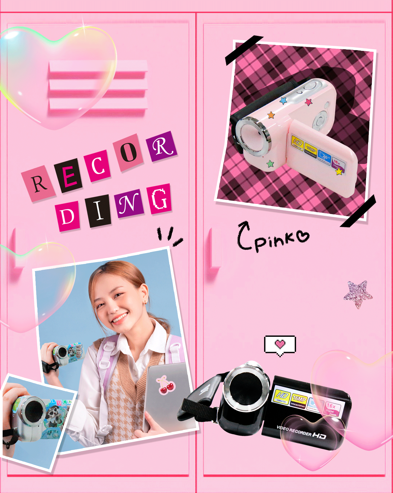 【📹Ditto】Korean Y2K Retro Camcorder 