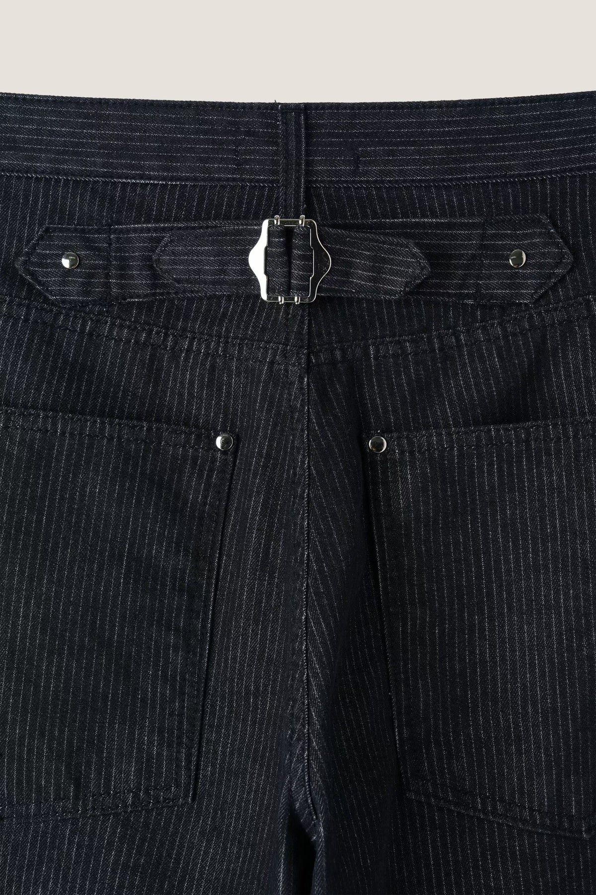 【神褲版型】Stripe Wide Pants